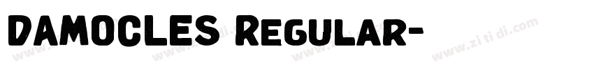 DAMOCLES Regular字体转换 DAMOCLES Regular字体转换